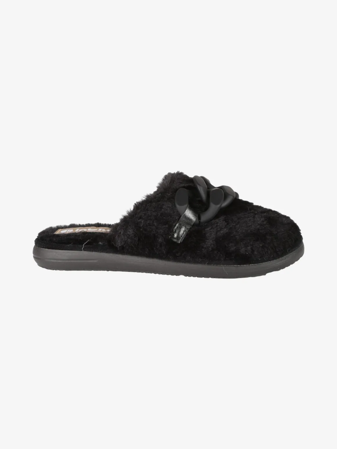 Inblu Pantofole donna pelose con catena