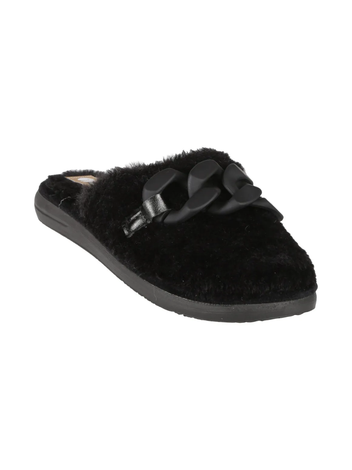 Inblu Pantofole donna pelose con catena