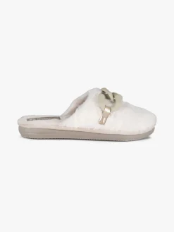 Inblu Pantofole donna pelose con catena