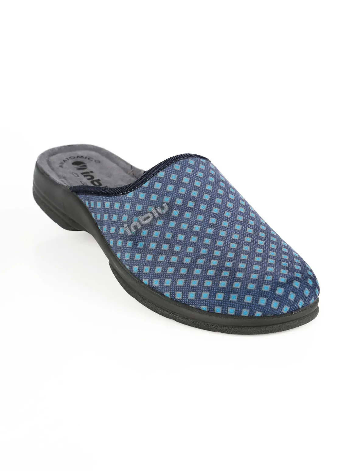 Inblu Pantofole uomo in tessuto scamosciato