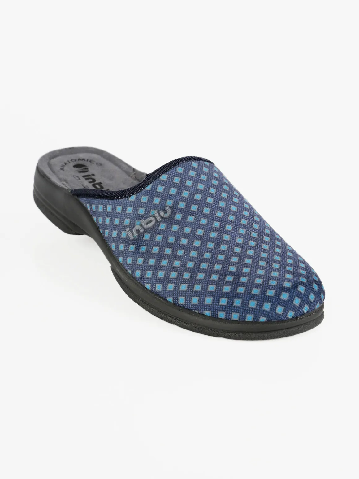 Inblu Pantofole uomo in tessuto scamosciato