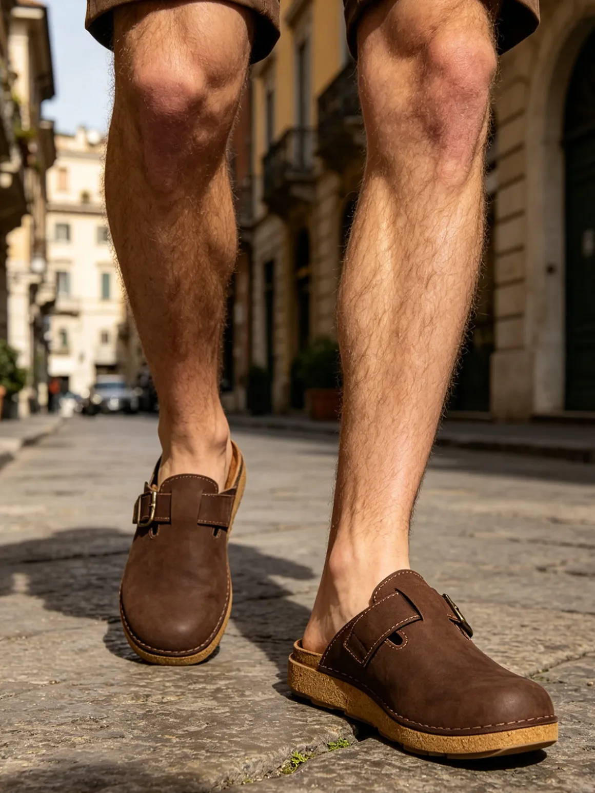 Inblu Sabot uomo con fibbia