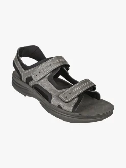 Inblu Sandali uomo con cinturini a strappo - grigio