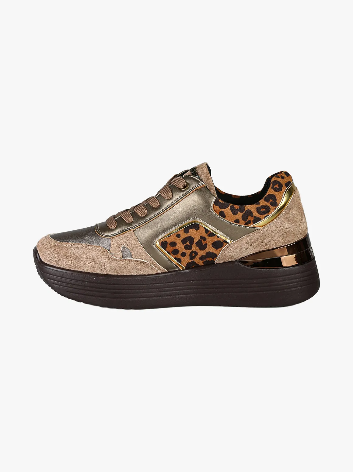 Inblu Sneakers donna con platform - marrone