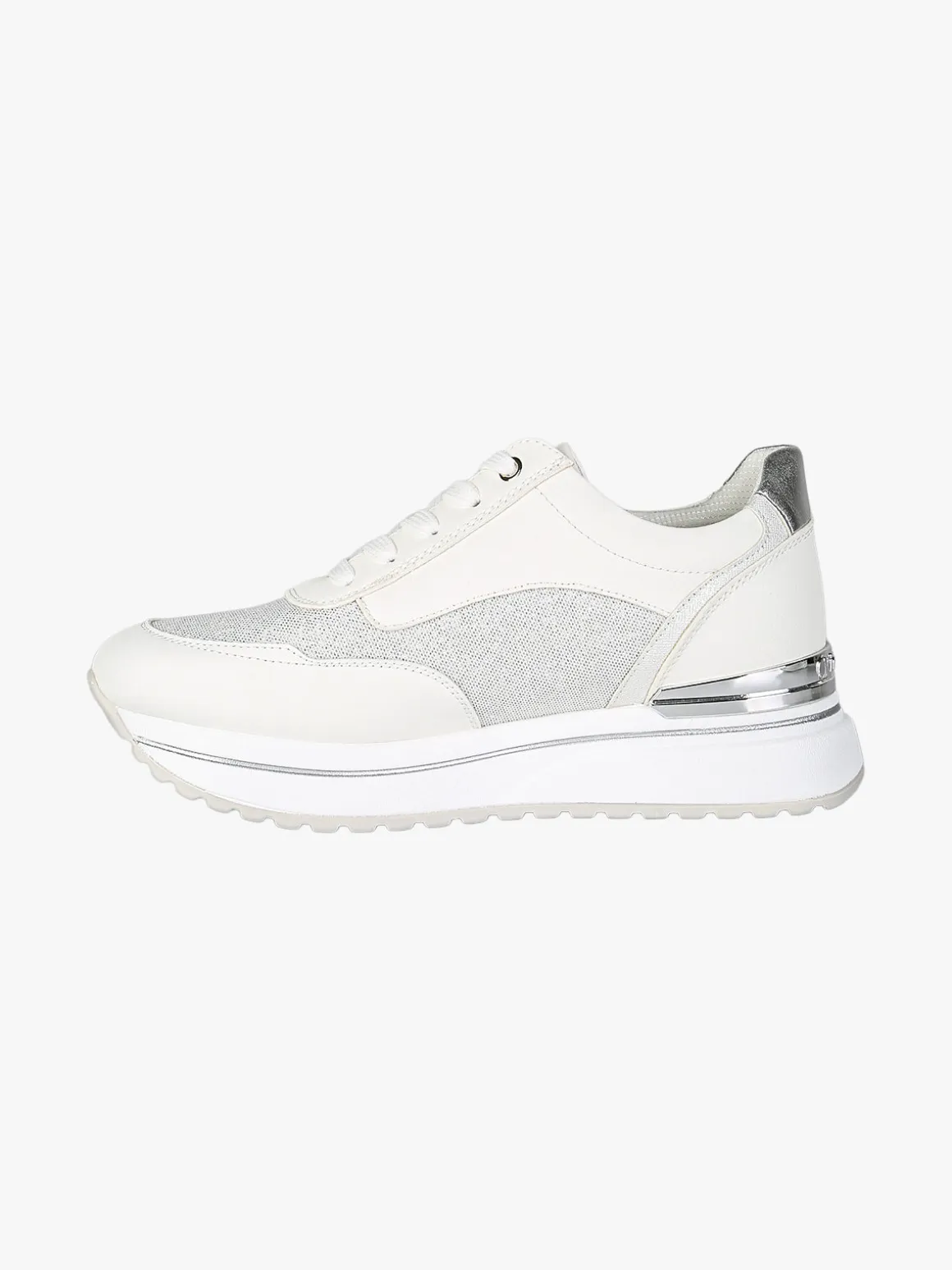 Inblu Sneakers donna con platform - bianco