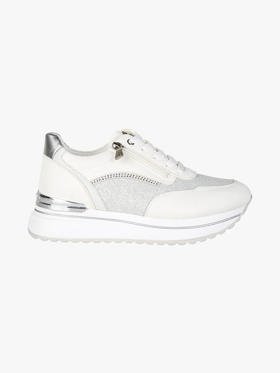 Inblu Sneakers donna con platform - bianco
