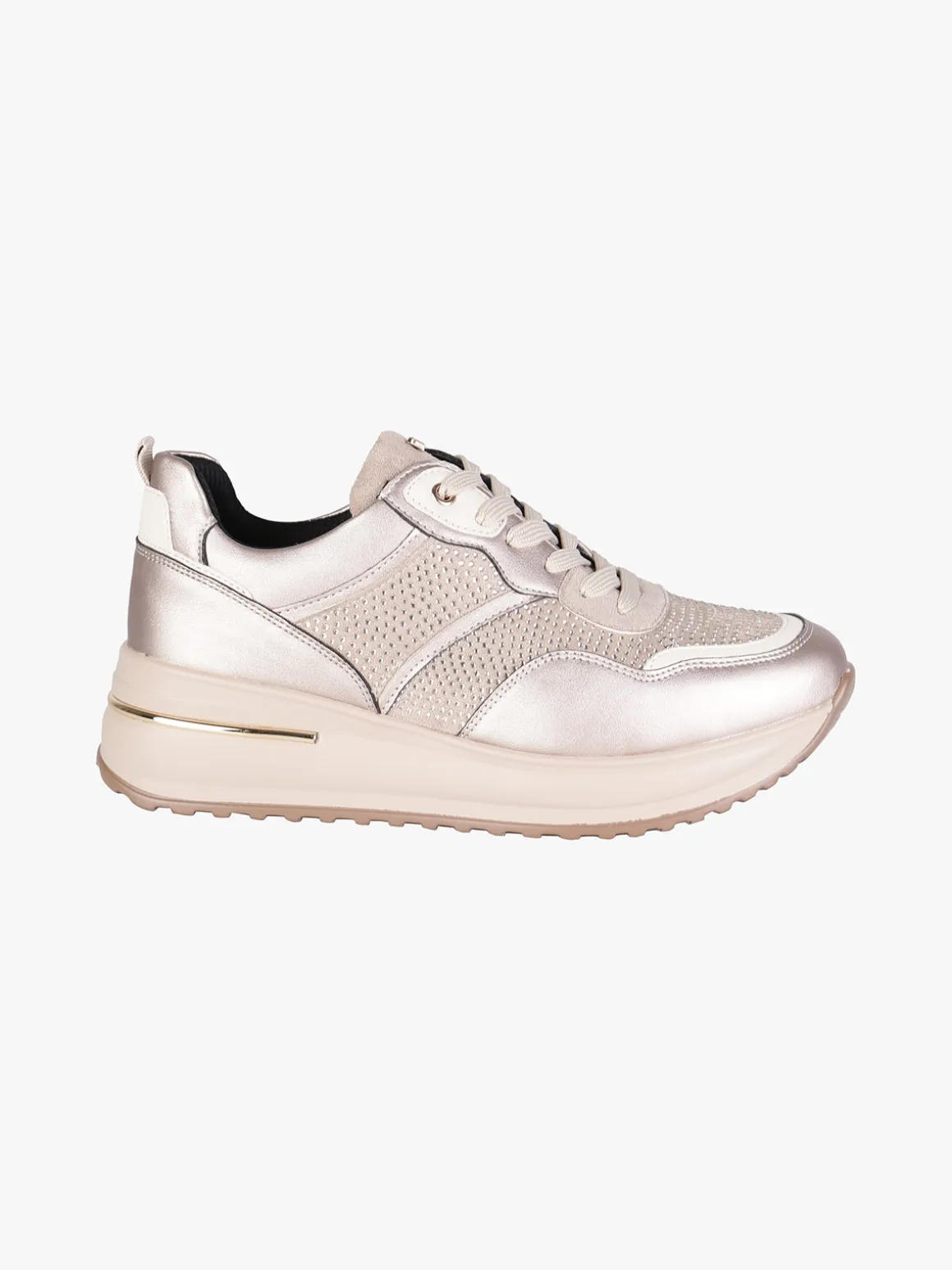 Inblu Sneakers donna con strass e platform