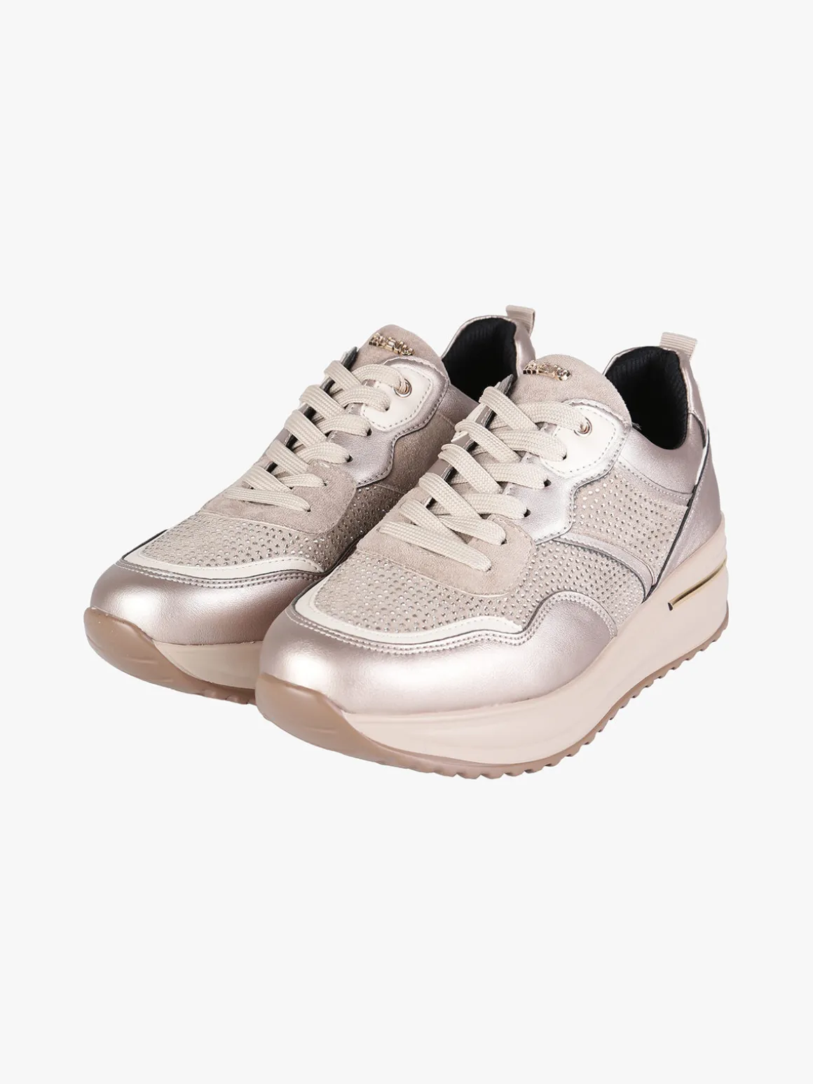 Inblu Sneakers donna con strass e platform