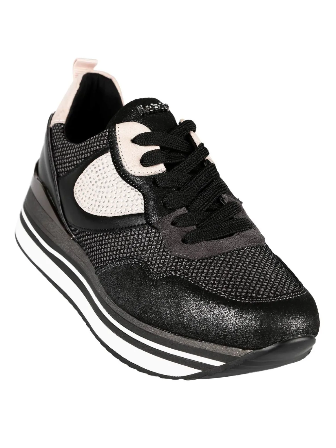 Inblu Sneakers donna con strass e platform