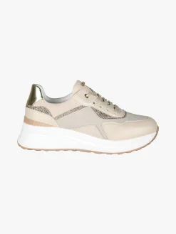 Inblu Sneakers donna in mesh e tessuto scamosciato con platform