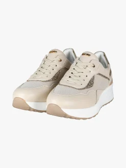 Inblu Sneakers donna in mesh e tessuto scamosciato con platform