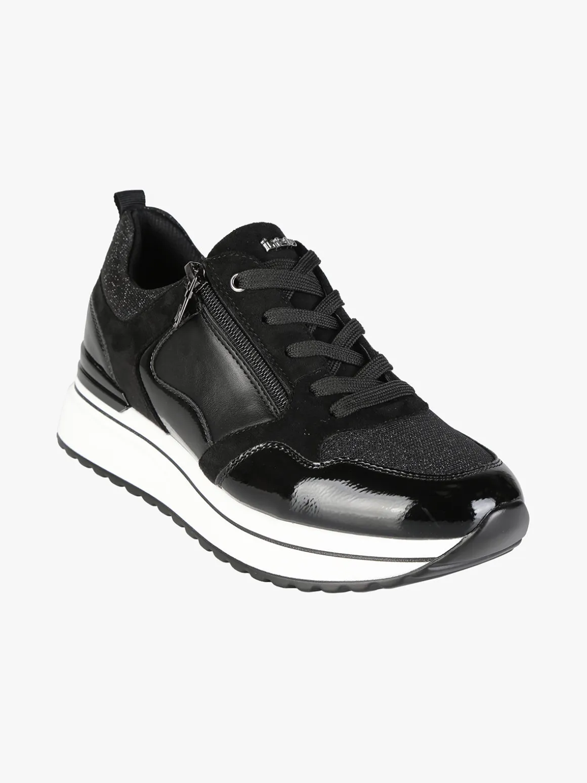 Inblu Sneakers donna lurex con platform