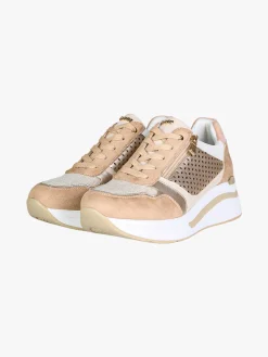 Inblu Sneakers donna multicolore con zeppa - sabbia