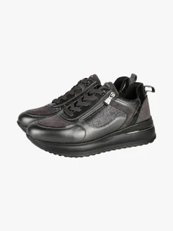 Inblu Sneakers donna stringate con platform - grigio scuro