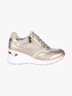 Inblu Sneakers donna stringate con zeppa e zip
