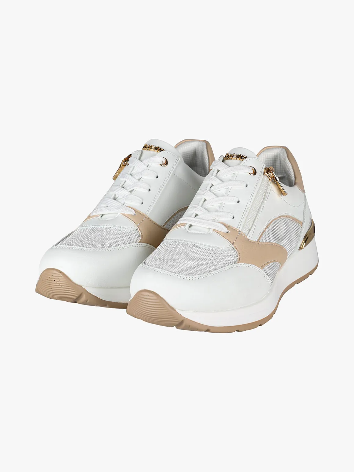 Inblu Sneakers donna stringate con zip laterale e platform