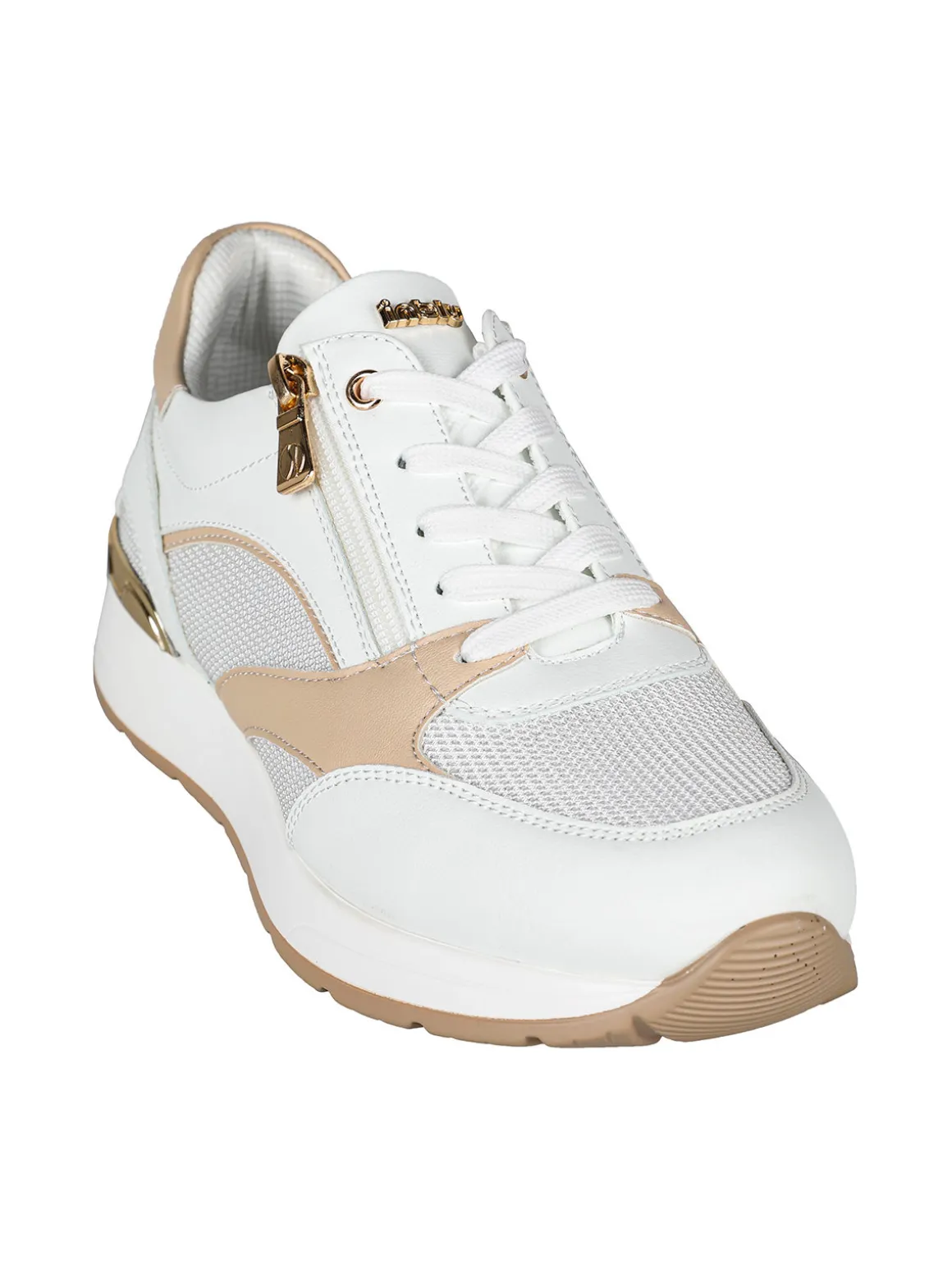 Inblu Sneakers donna stringate con zip laterale e platform
