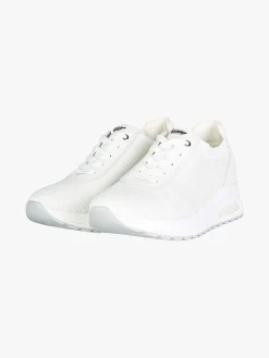 Inblu Sneakers sportive da donna in maglia con air - bianco