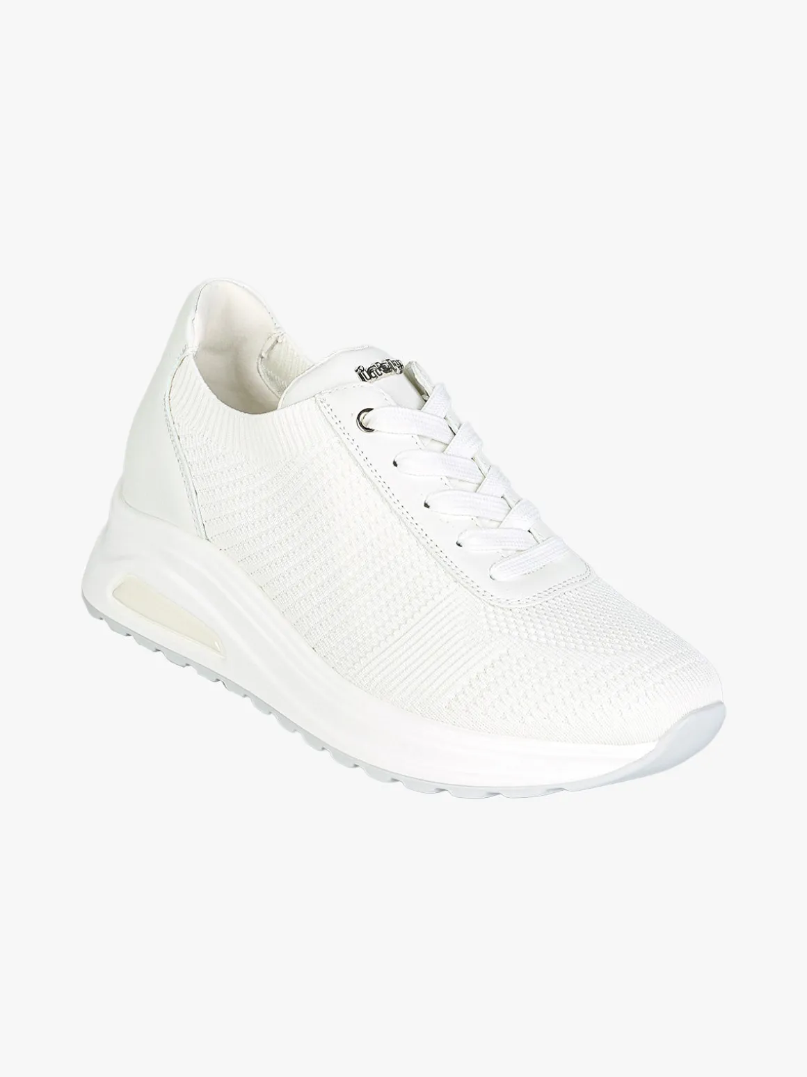 Inblu Sneakers sportive da donna in maglia con air - bianco