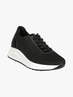 Inblu Sneakers sportive da donna in maglia con air - nero