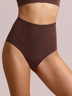 Infiore MICRO FIT 02707 Brasiliana a vita alta in microfibra - moro
