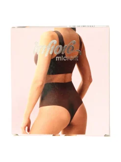 Infiore MICRO FIT 02707 Brasiliana a vita alta in microfibra - beige