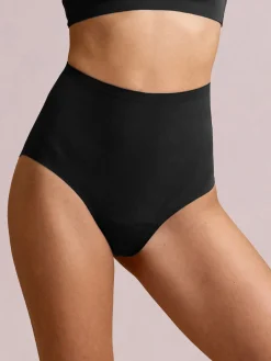 Infiore MICRO FIT 02707 Brasiliana a vita alta in microfibra - nero