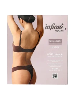 Infiore MICROFIT 01700 Triangolo imbottito senza ferretto COPPA B - nero