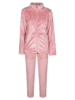 Infiore Pigiama donna full zip in morbido ecopelo supersoft