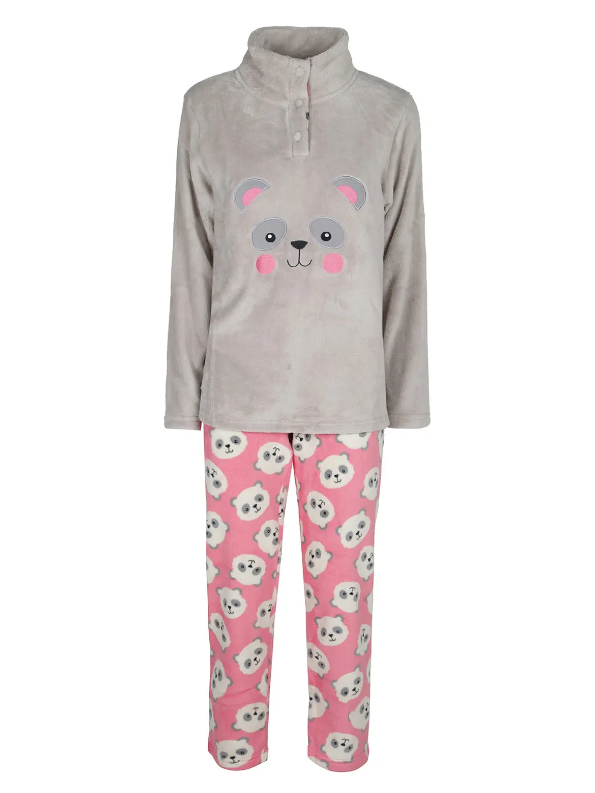 Infiore Pigiama donna in coral con stampa panda