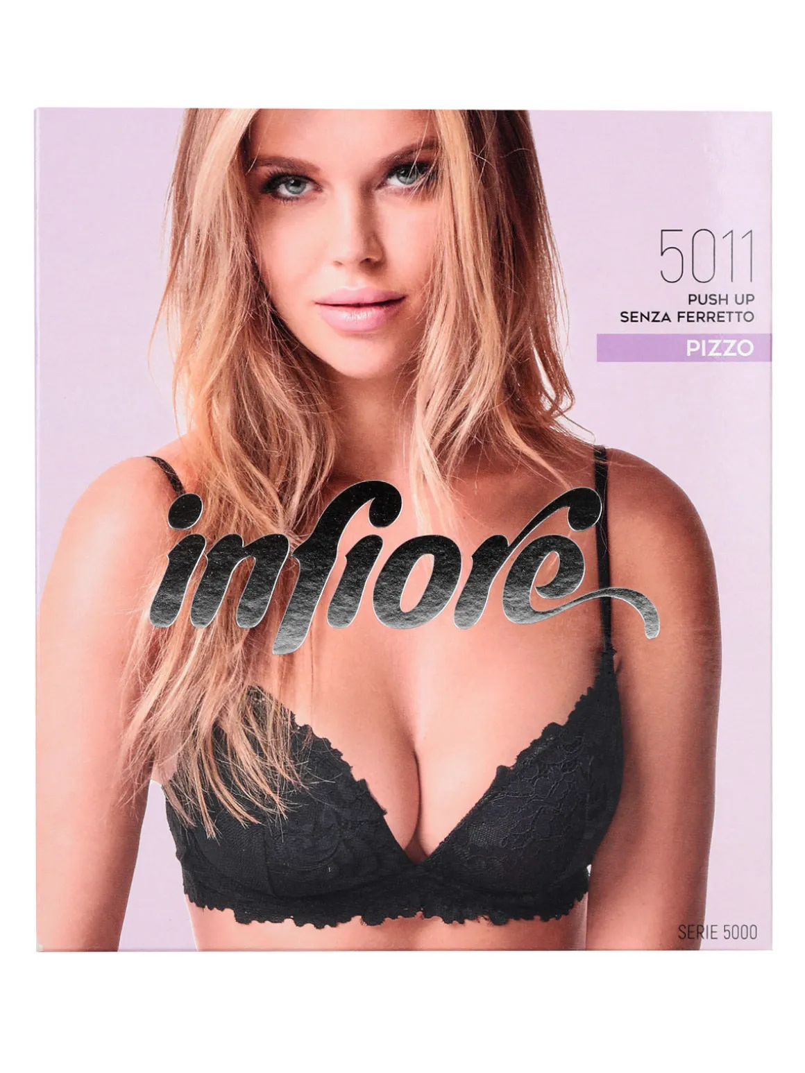 Infiore 5011 Reggiseno push up senza ferretto COPPA B