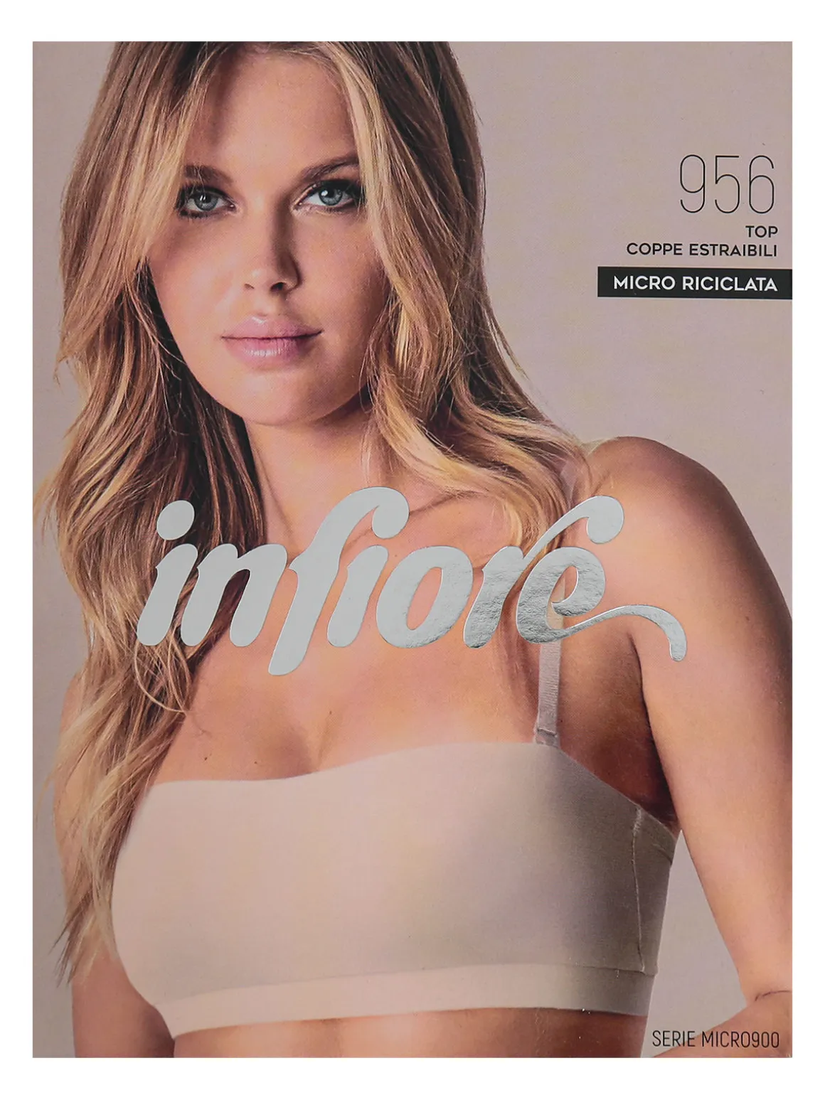 Infiore 956 top donna con coppe estraibili