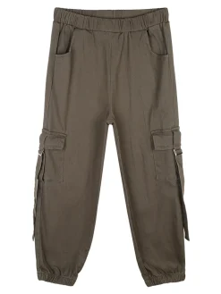 Injuly Completo 2 pezzi da ragazza maglietta + pantaloni con tasconi
