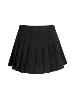 Insta Firenze Gonna a pantalone da donna con pieghe e strass