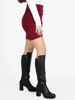 Insta Firenze Gonna corta da donna con strass