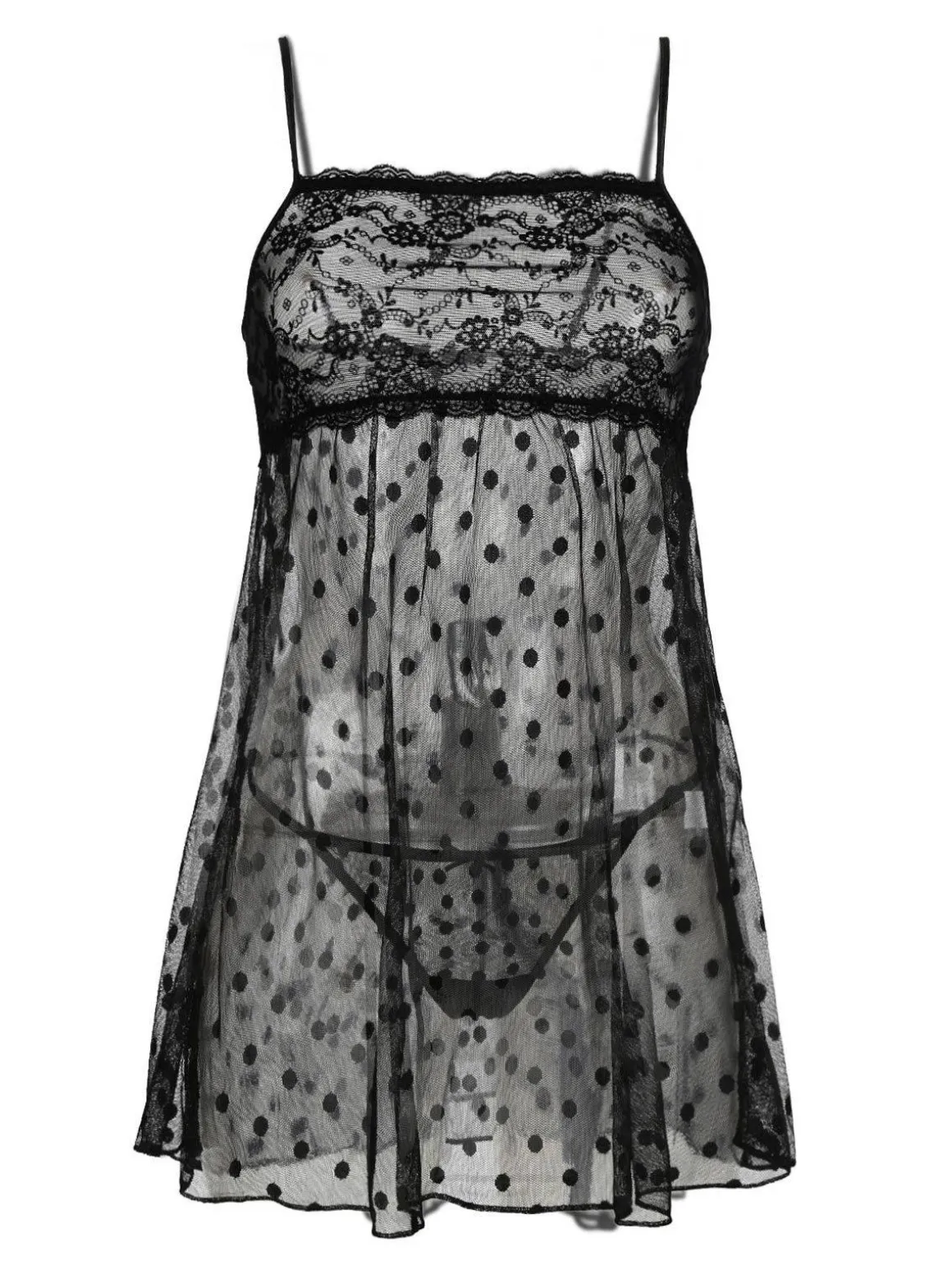 Intimami Babydoll a spalla fine + perizoma