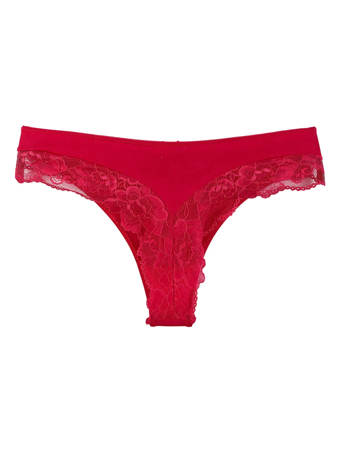 Intimami Brasiliana rossa con pizzo