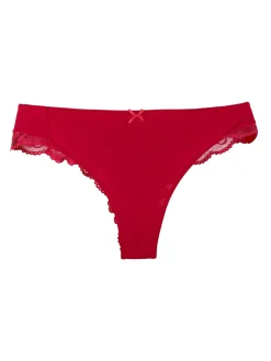 Intimami Brasiliana rossa con pizzo