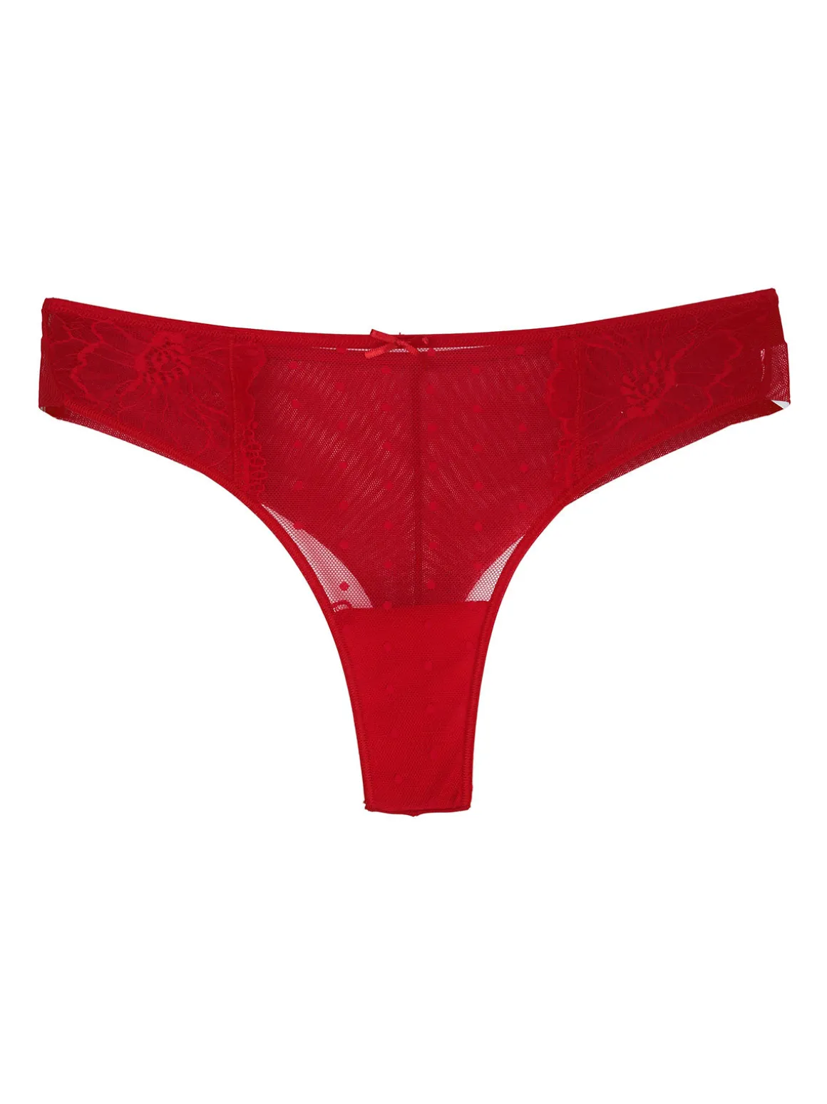 Intimami Brasiliana rossa in pizzo