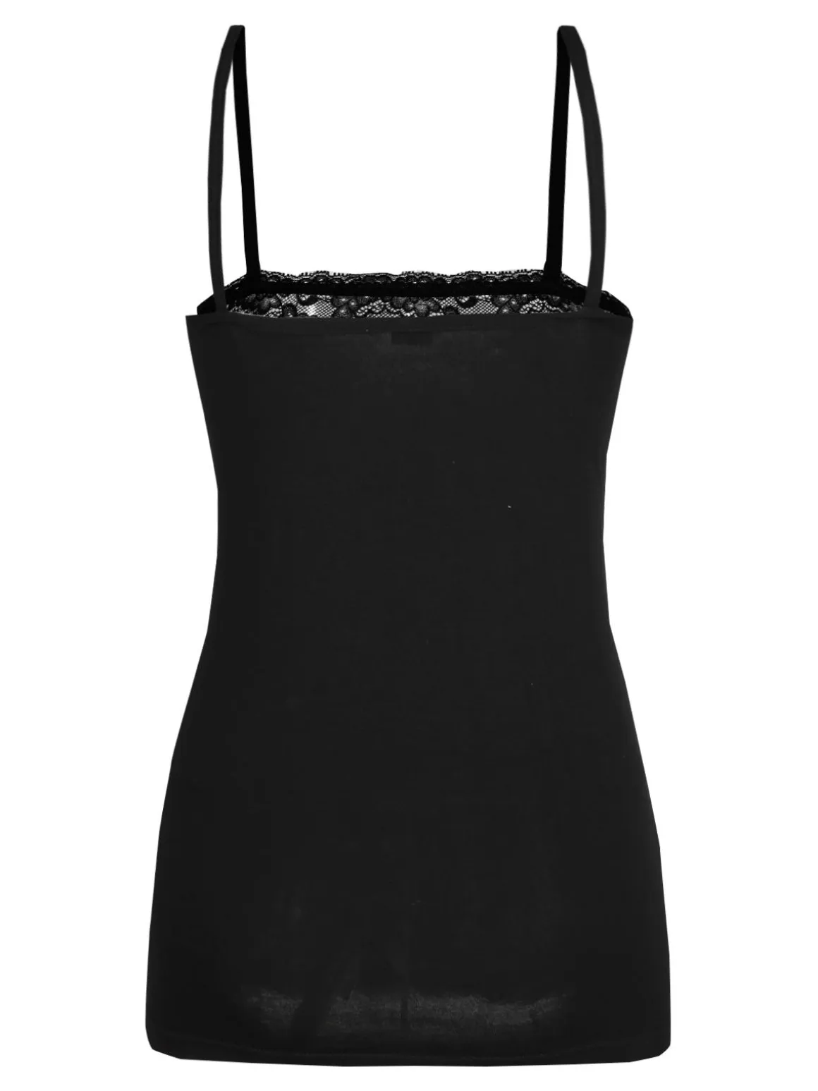 Intimami Canotta intima con pizzo in cotone bielastico