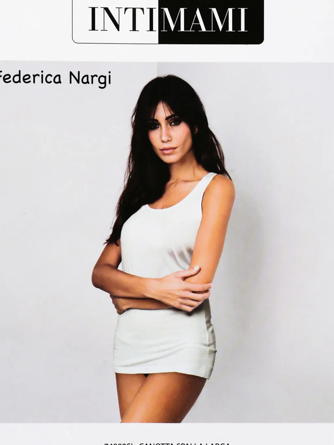 Intimami Canotta intima donna a spalla larga