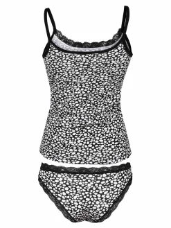 Intimami Coordinato intimo donna top + brasiliana in pizzo