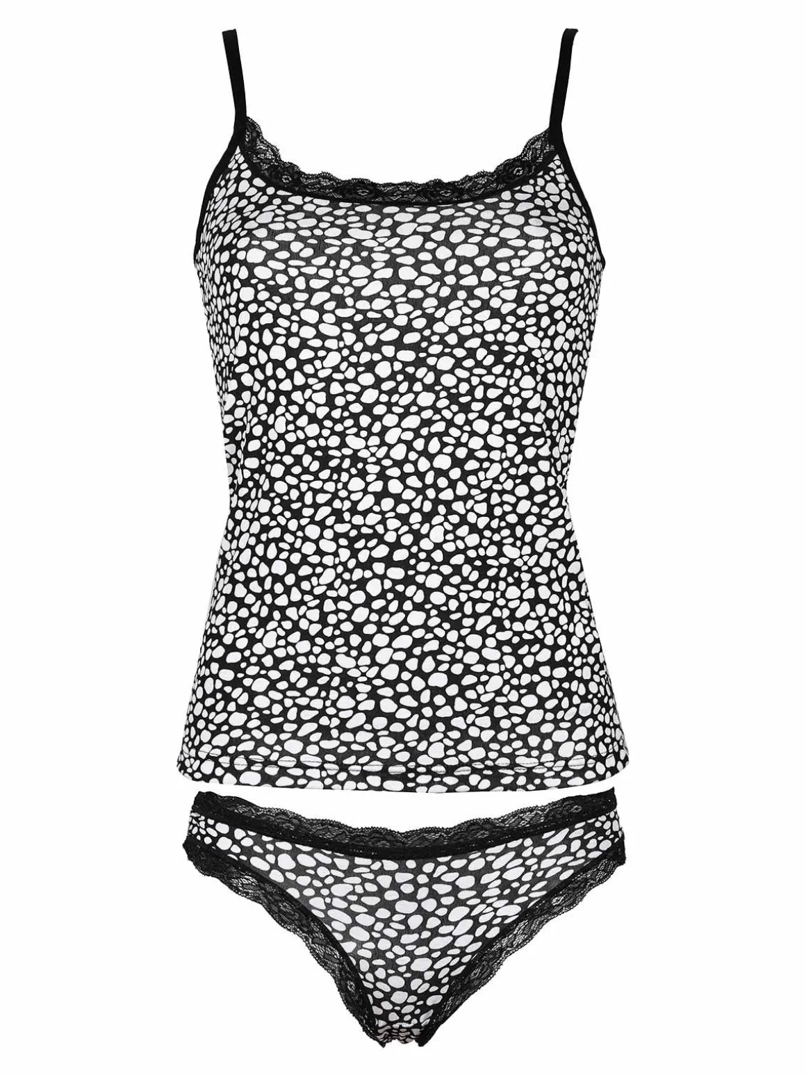 Intimami Coordinato intimo donna top+slip pizzo
