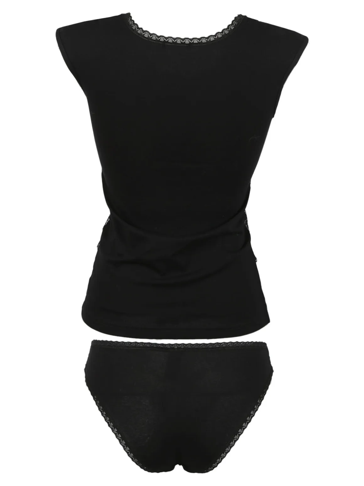 Intimami Coordinato intimo donna nero con pizzo