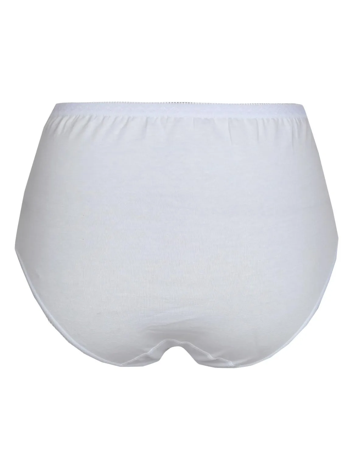 Intimami Culotte bianche in cotone con pizzo