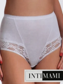 Intimami Culotte in cotone con pizzo