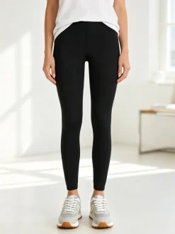 Intimami Leggings donna in cotone bielastico