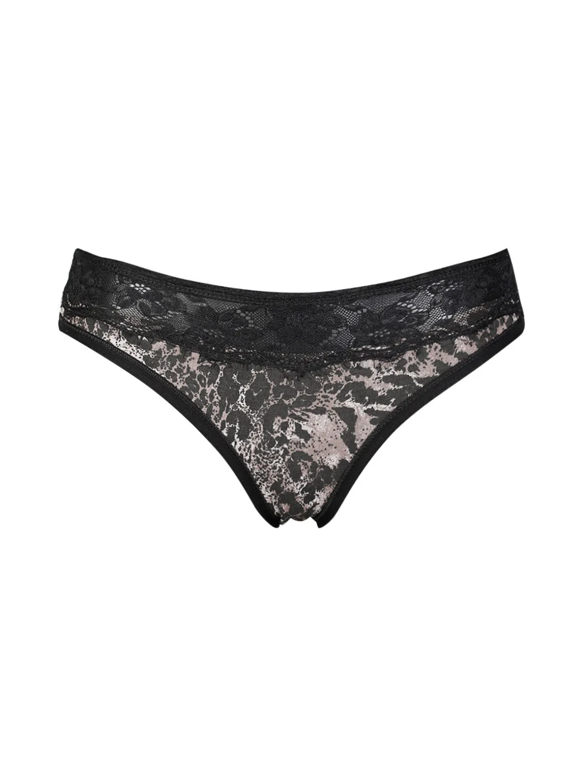 Intimami Slip donna animalier con pizzo