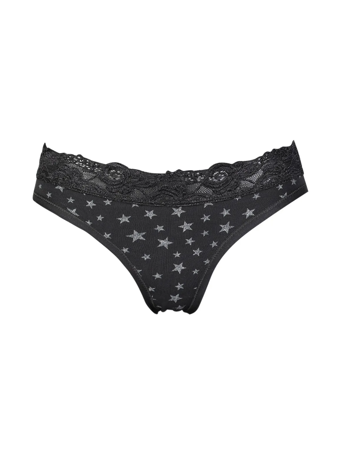 Intimami Slip donna in cotone con pizzo