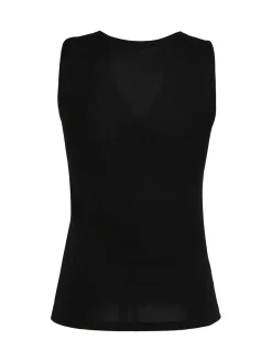 Intimami Top donna a spalla larga con pizzo in cotone bielastico